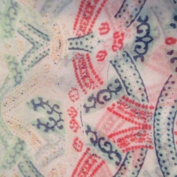 CAbi Heart of CAbi 250 Mosaic Print Layered Tank Medium - Picture 6 of 7